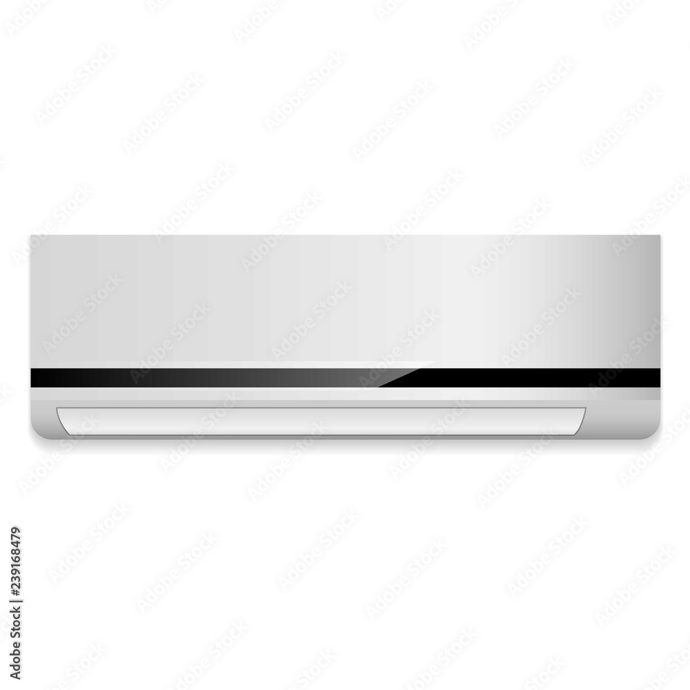 Poster home conditioner icon. realistic illustration of home conditioner vector icon for web design isolate