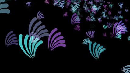 Abstract background pattern with plant matter.