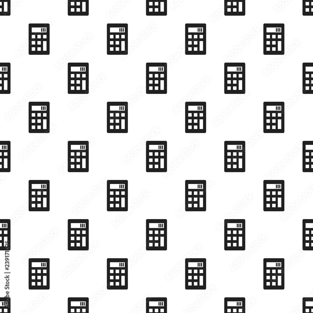 Poster science calculator pattern seamless vector repeat for any web design