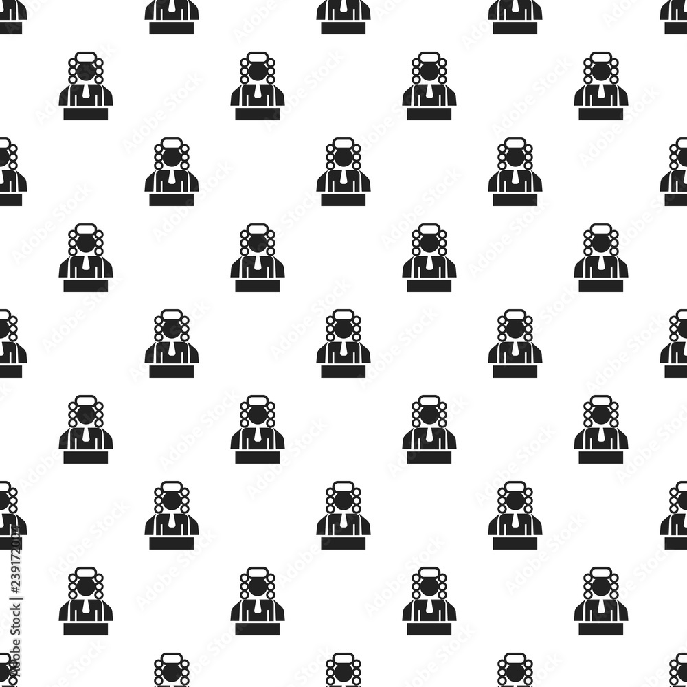 Poster judge man pattern seamless vector repeat for any web design