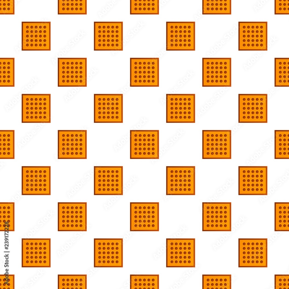 Poster square tea biscuit pattern seamless vector repeat for any web design