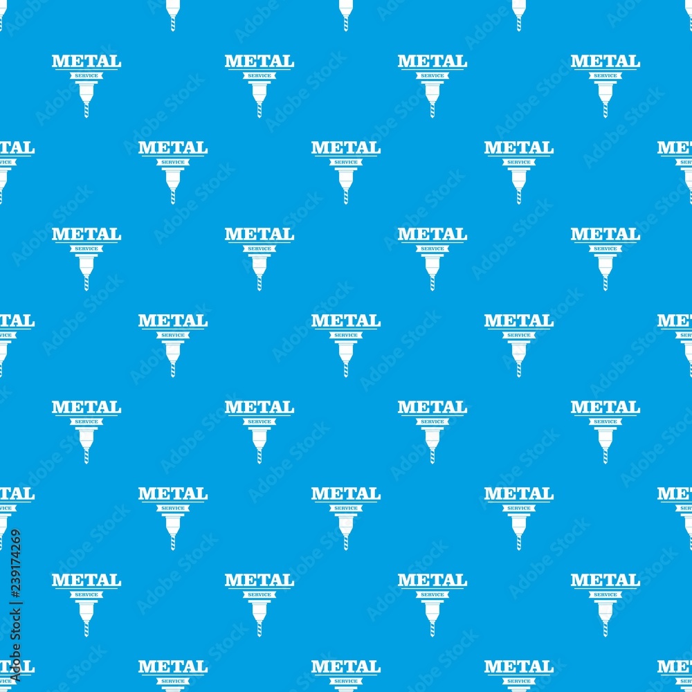 Poster service tool pattern vector seamless blue repeat for any use