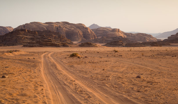 The desert at morning