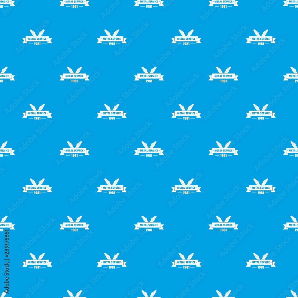Poster workshop pattern vector seamless blue repeat for any use