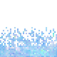 abstract vector square pixel mosaic background