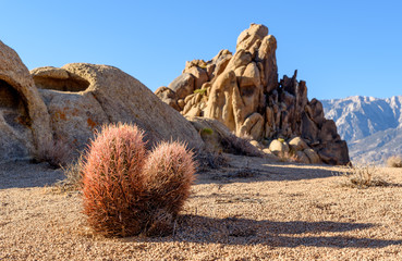 Alabama Hills in Sierra Nevada, near Lone Pine - California