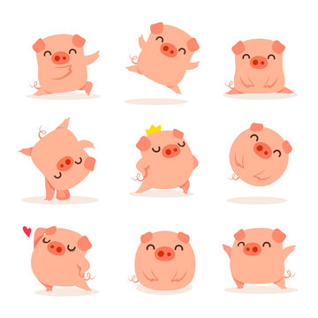 Collection of little piggy