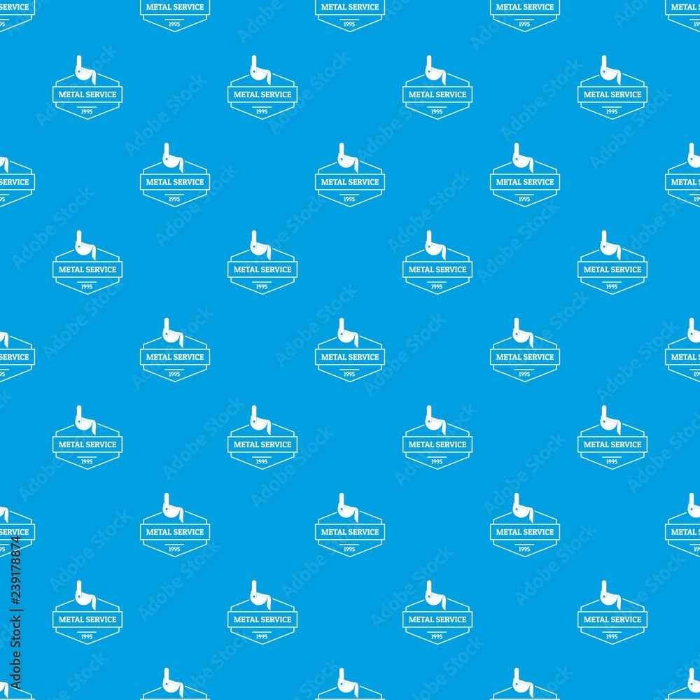 Poster industry pattern vector seamless blue repeat for any use