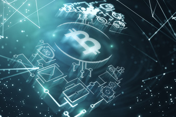 Cryptocurrency and finance wallpaper