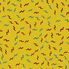 Obraz premium Seamless vector EPS 10. Abstract geometric pattern. Multicolor Figures. Texture for print and Banner. Flat style
