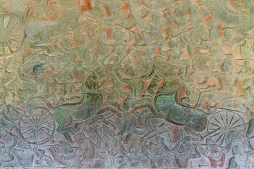 アンコールワットの壁画