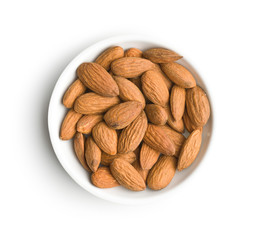 Dried almond nuts.