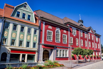 Suhl, Sanierte Altbauten © ArTo