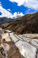 Salt mines in the Andes