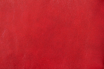 Genuine leather texture, spotted, painted, with wrinkle, crease, red color