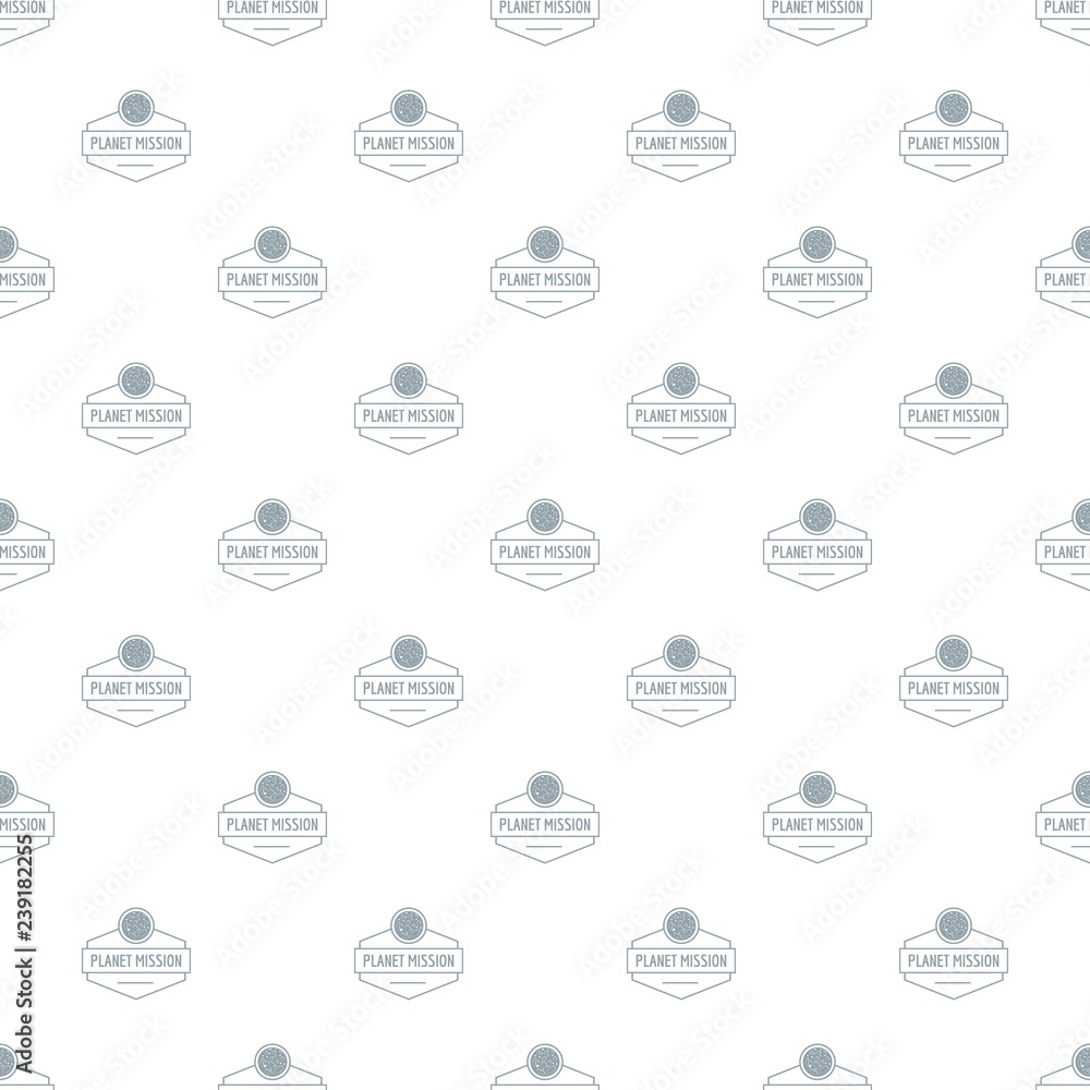 Poster planet concept pattern vector seamless repeat for any web design