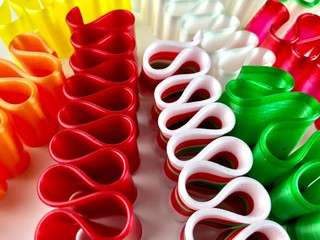 Colorful ribbon candy 