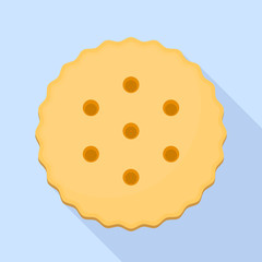 Cracker icon. Flat illustration of cracker vector icon for web design