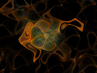 surreal futuristic digital 3d design art abstract background fractal illustration for meditation and decoration wallpaper