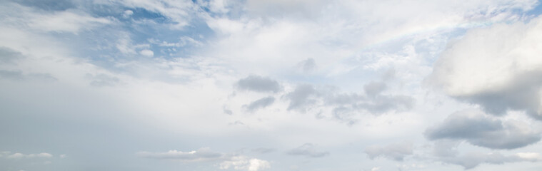 Fototapeta na wymiar Sky and clouds tropical panorama