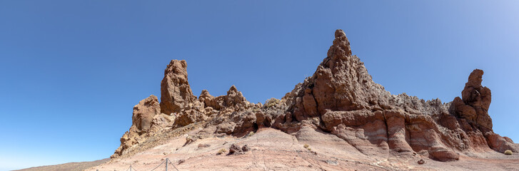 Fototapeta na wymiar Panorama vom Nationalpark El Teide in Teneriffa,