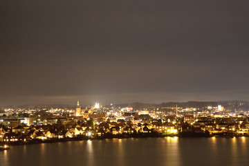 Fototapeta na wymiar Svenborg by night