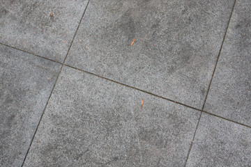 Stone tile type pavement.