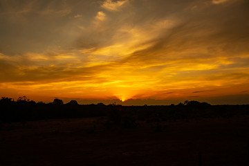 Obraz premium Atardecer