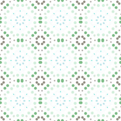 Seamless abstract pattern background with a variety of colored circles.