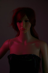 mannequin red