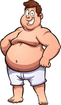 Fat Man Cartoon Images – Browse 18,176 Stock Photos, Vectors, and Video |  Adobe Stock