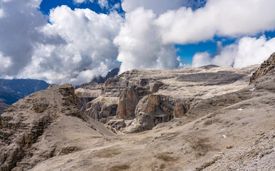 Italien - Südtirol  - Wanderung vom Sass Pordoi zum Piz Boe