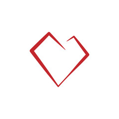 Heart colored icon on white background. Can be used for web, logo, mobile app, UI, UX