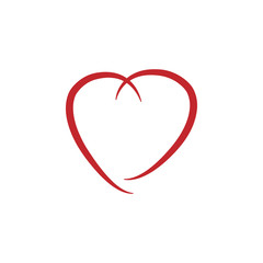 Heart colored icon on white background. Can be used for web, logo, mobile app, UI, UX