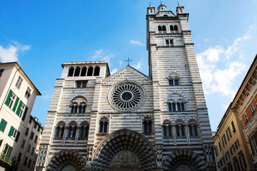 Genoa Cathedral of Saint Lawrence, Italy 