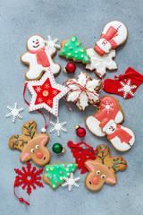 Delicious homemade gingerbread and Christmas decor.