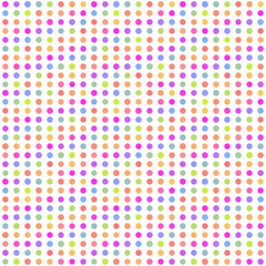 Seamless abstract pattern background with a variety of colored circles.