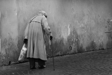 Naklejka premium anciano