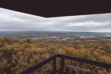 Aerial view from watch-tower