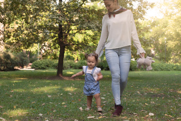 First steps in nature.