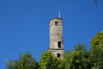 Fototapeta na wymiar Treppenturm der Burg Löwenstein