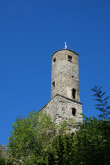 Obraz premium Treppenturm der Burg Löwenstein