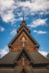 Norwegian Stave Church in Oslo