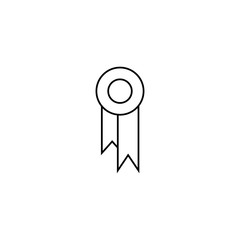 Warranty Badge. Medal sign