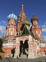 Fototapeta na wymiar Basil Cathedral in Moscow - Russia