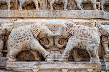 Jagdish Temple detail in Udaipur, India