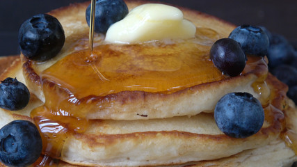 Pancakes and Maple Syrup