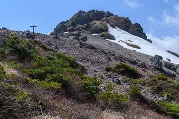 安達太良山の山頂