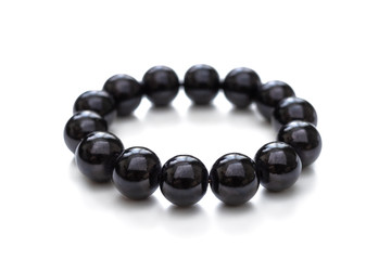 Black Bead Bracelet