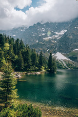 Fototapeta na wymiar Morskie Oko Lake, Tatra Mountains, Tatra National Park, Poland